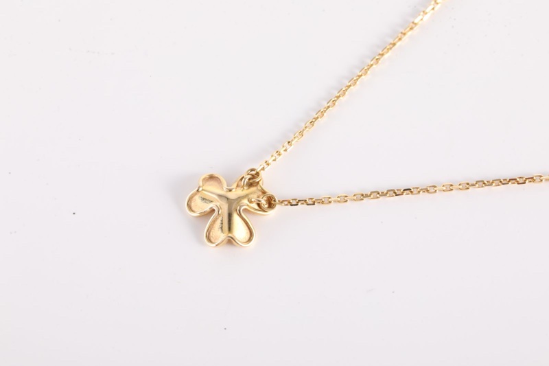 VAN CLEEF&ARPELS(梵克雅寶) Frivole 花朵 項鏈 迷你 單鑽 18K黃金/鑽石 項鏈 黃金 鑽石-2