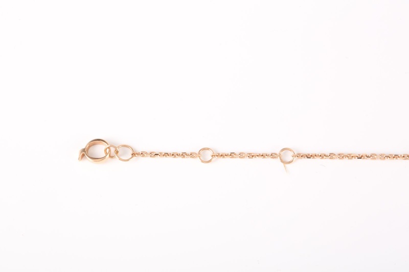 Qeelin(麒麟珠寶)  18K玫瑰金 鑽石 白貝母 玫瑰金 Wulu系列 珍珠母貝 手鏈 18K-1