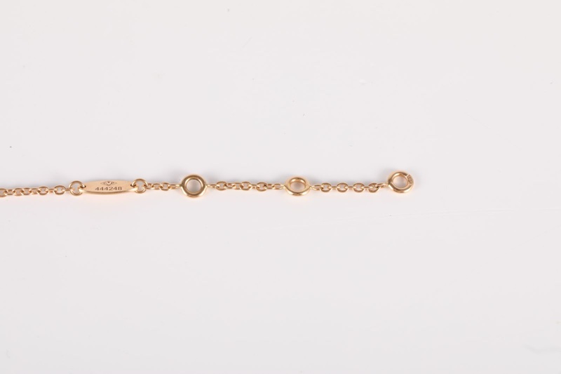 DIOR(迪奧) 18K玫瑰金 鑽石 玫瑰金 Rose Des Vents 八芒星 羅盤 鑲鑽手鏈 18K-3