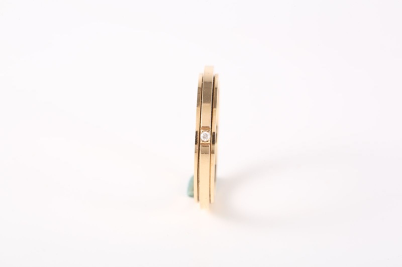 PIAGET(伯爵) 18K玫瑰金 鑽石 玫瑰金 POSSESION 單鑽 戒指 窄版 時來運轉戒指 18K-1