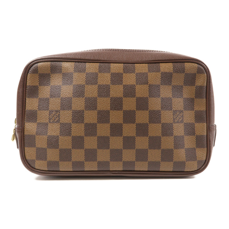 LOUIS VUITTON Damier Trousse Toilette金扣手拿包-0