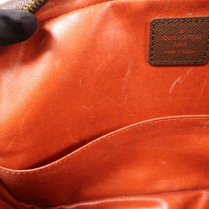 LOUIS VUITTON Damier Trousse Toilette金扣手拿包-14