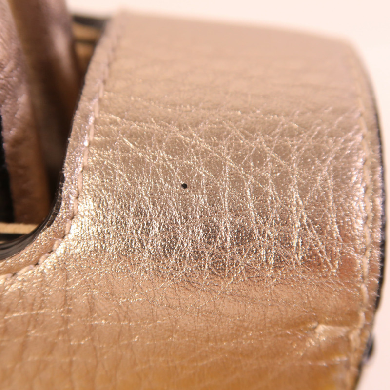 Dior 牛皮皮革Diorever Mini金扣手挽肩背兩用袋-16