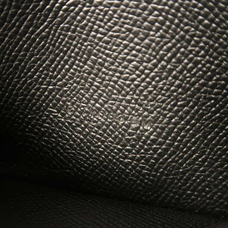 HERMES Epsom皮革Bearn Wallet銀扣長錢包Noir-6