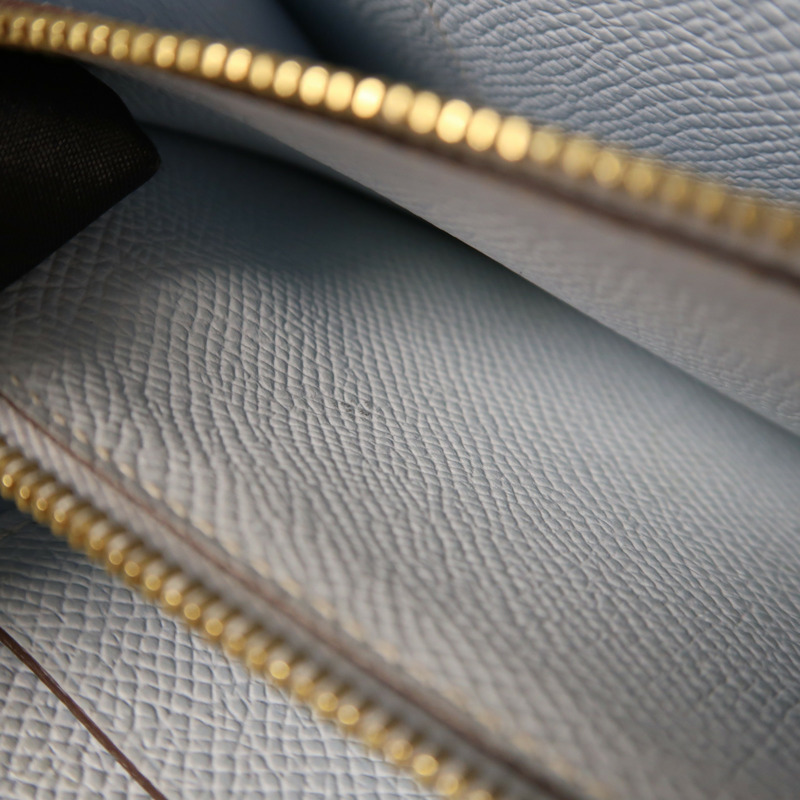 HERMES Epsom皮革Kelly To Go金扣肩背袋Vert Criquet-17