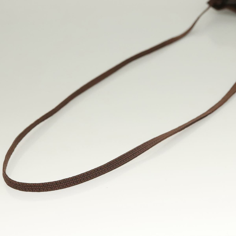 【日本直送】愛馬仕 Her Line 棕色帆布單肩包，正品編號 134458-6