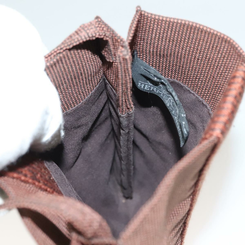 【日本直送】愛馬仕 Her Line 棕色帆布單肩包，正品編號 134458-16