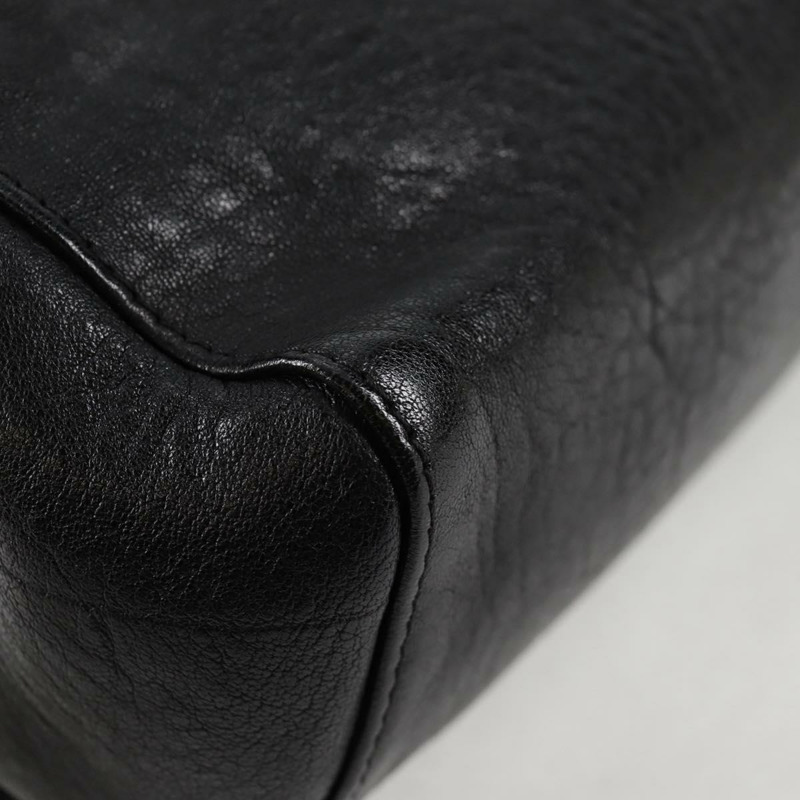 【日本直送】Chloe 鏈條 June 單肩包 皮革 黑金 正品 BA4019V-15