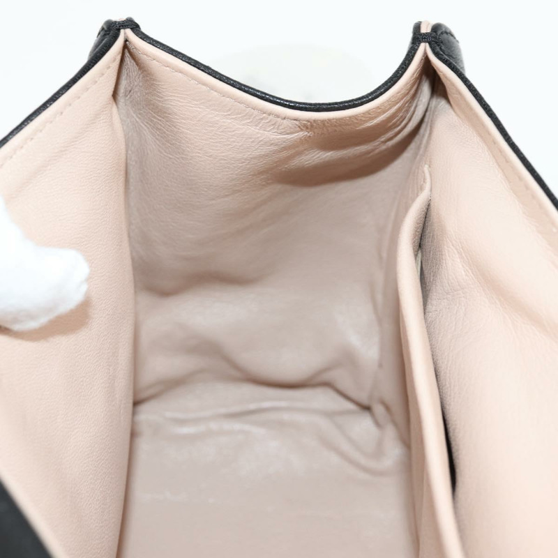 【日本直送】Chloe 鏈條 June 單肩包 皮革 黑金 正品 BA4019V-19