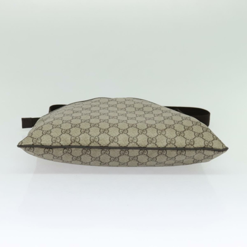 【日本直送】GUCCI GG Supreme 單肩包 PVC 皮革 米色銀色 141198 正品 134571-4