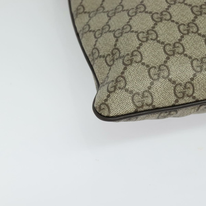 【日本直送】GUCCI GG Supreme 單肩包 PVC 皮革 米色銀色 141198 正品 134571-8
