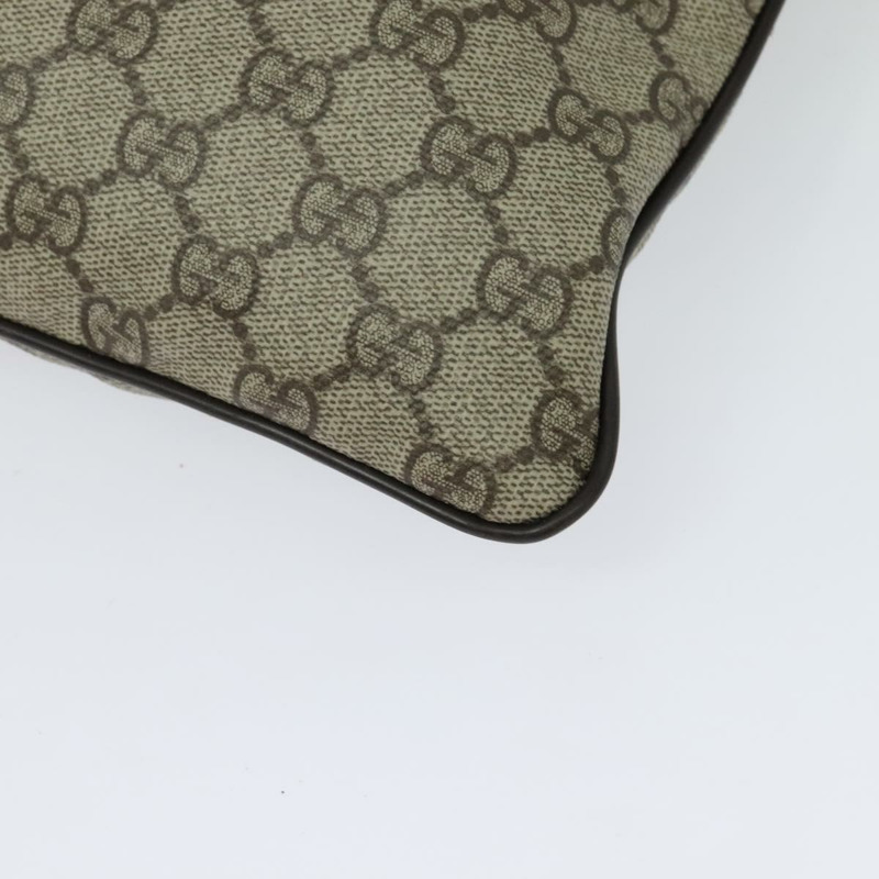 【日本直送】GUCCI GG Supreme 單肩包 PVC 皮革 米色銀色 141198 正品 134571-15