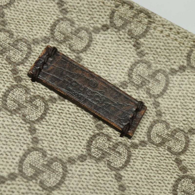 【日本直送】GUCCI GG Supreme 單肩包 PVC 皮革 米色銀色 141198 正品 134571-16