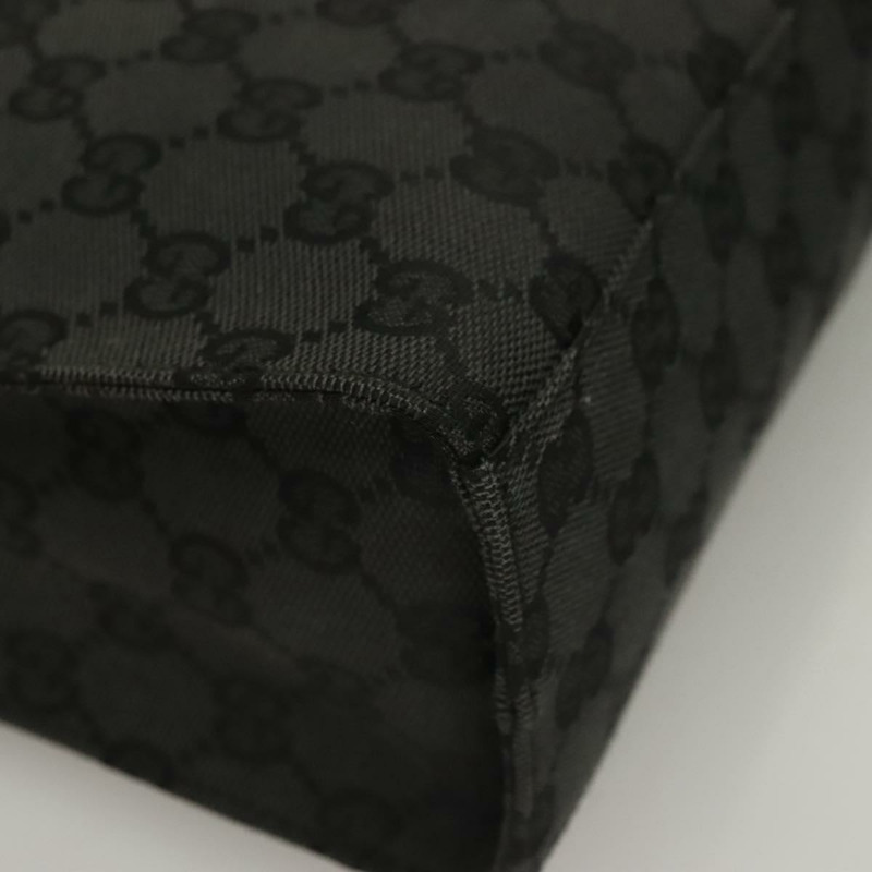 【日本直送】GUCCI GG 帆布 Jackie 肩背包 黑銀 001 3355 1781 正品 133986-7