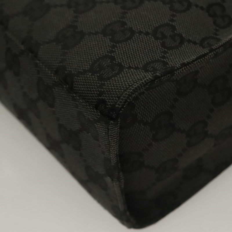 【日本直送】GUCCI GG 帆布 Jackie 肩背包 黑銀 001 3355 1781 正品 133986-14