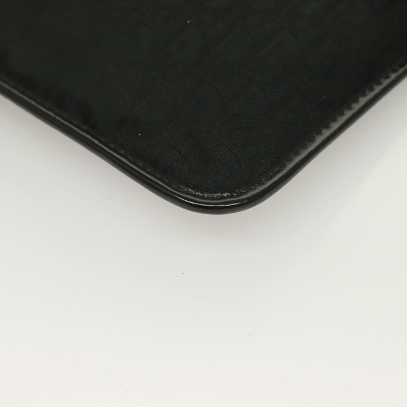 【日本直送】Christian Dior Trotter 帆布手拿包 黑金 正品 134032-13