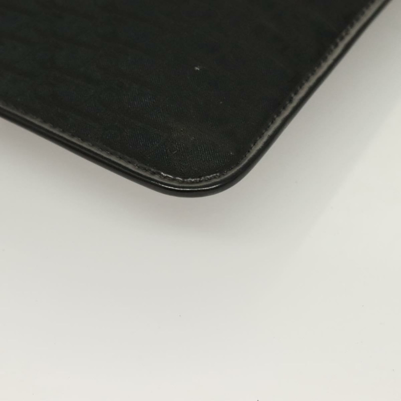 【日本直送】Christian Dior Trotter 帆布手拿包 黑金 正品 134032-14