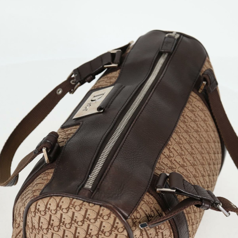 【日本直送】Christian Dior Trotter 帆布手提包米色棕色銀色正品 133870V-5