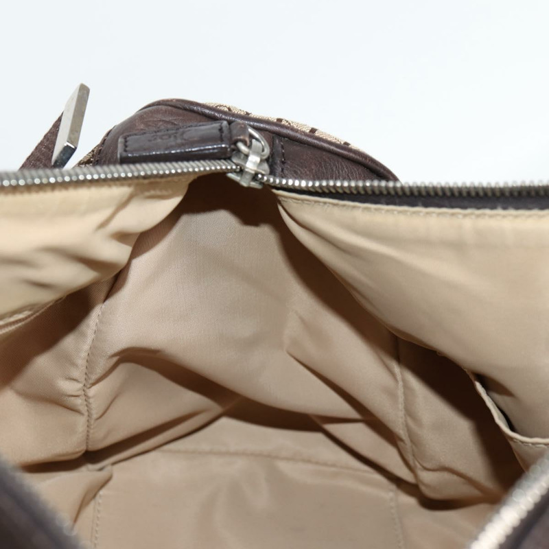 【日本直送】Christian Dior Trotter 帆布手提包米色棕色銀色正品 133870V-20
