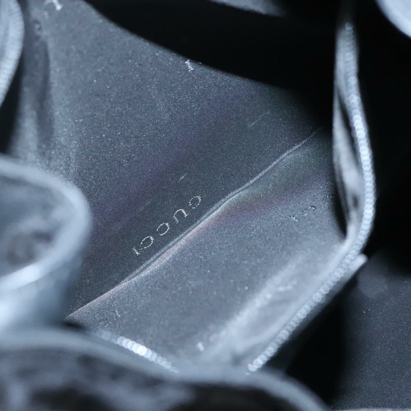 【日本直送】GUCCI 竹節 GG 帆布單肩包 黑銀 001 4033 正品 yk19021-10