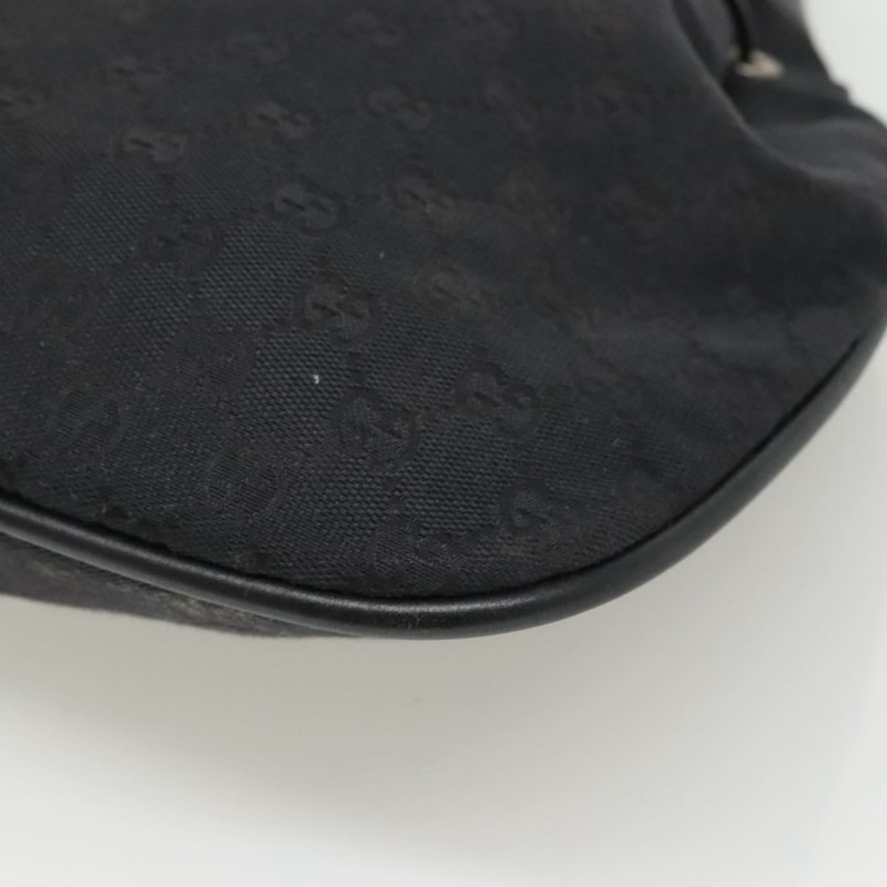 【日本直送】GUCCI 竹節 GG 帆布單肩包 黑銀 001 4033 正品 yk19021-14
