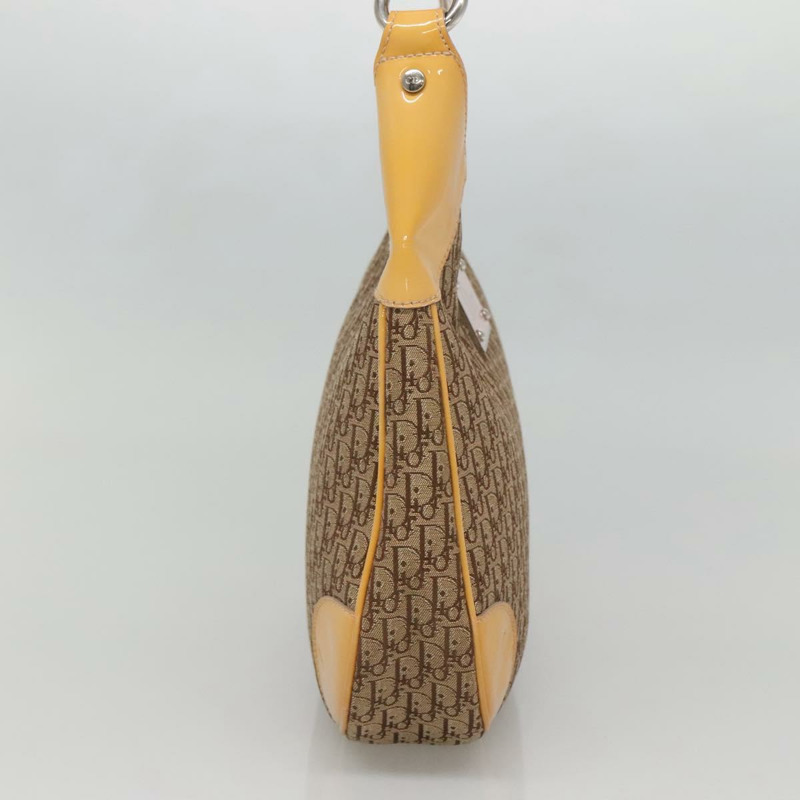 【日本直送】Christian Dior Trotter 帆布肩背包 米色銀色 正品 yk18889-2