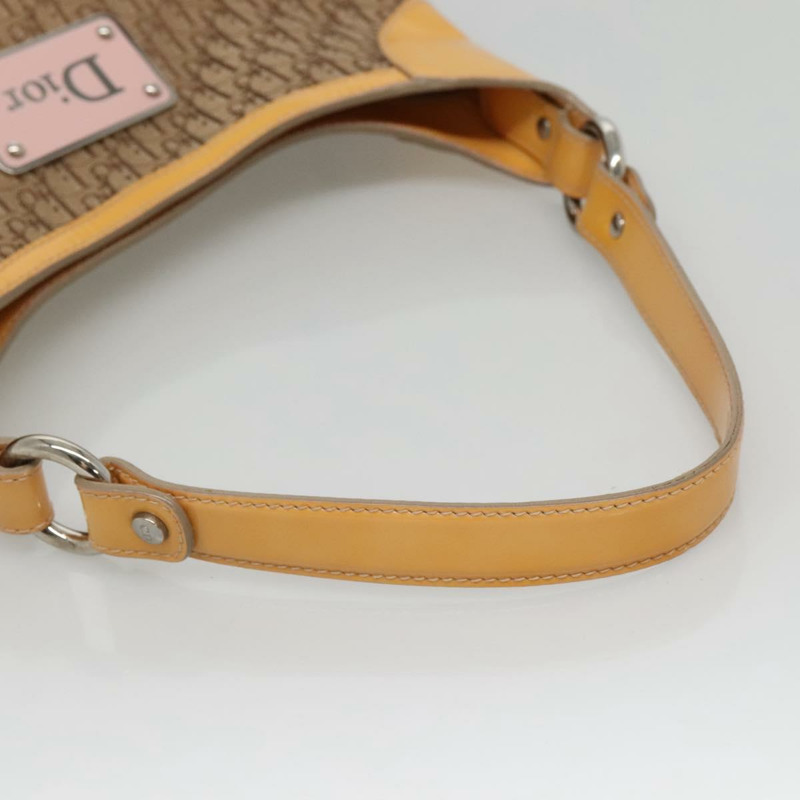 【日本直送】Christian Dior Trotter 帆布肩背包 米色銀色 正品 yk18889-7