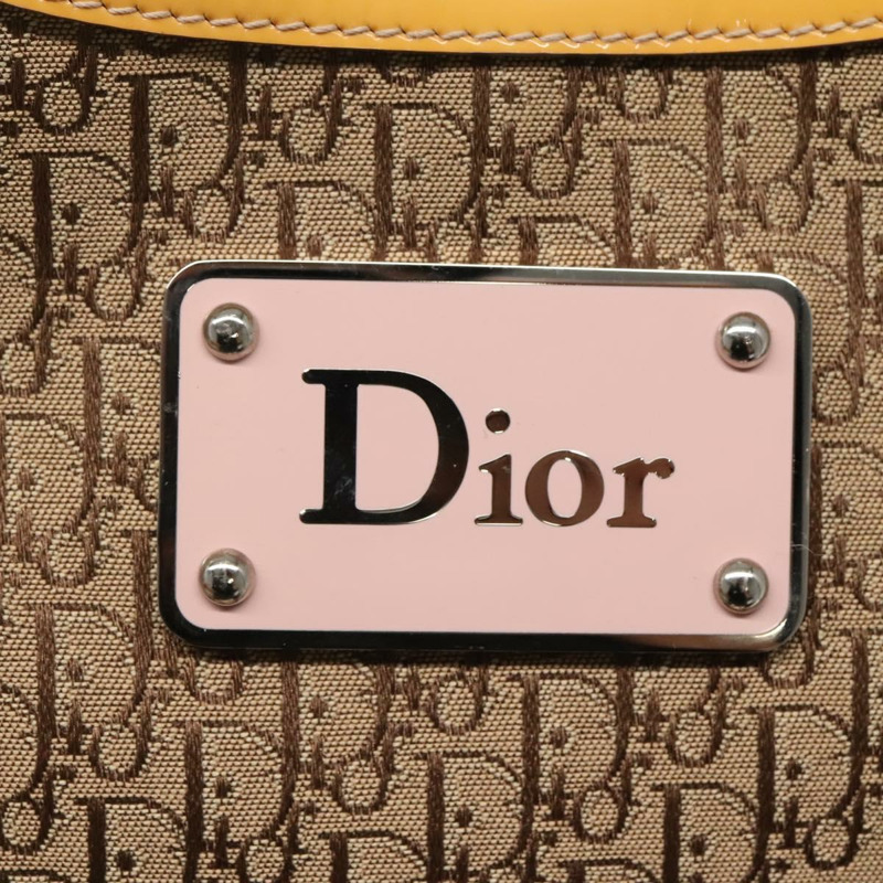 【日本直送】Christian Dior Trotter 帆布肩背包 米色銀色 正品 yk18889-16