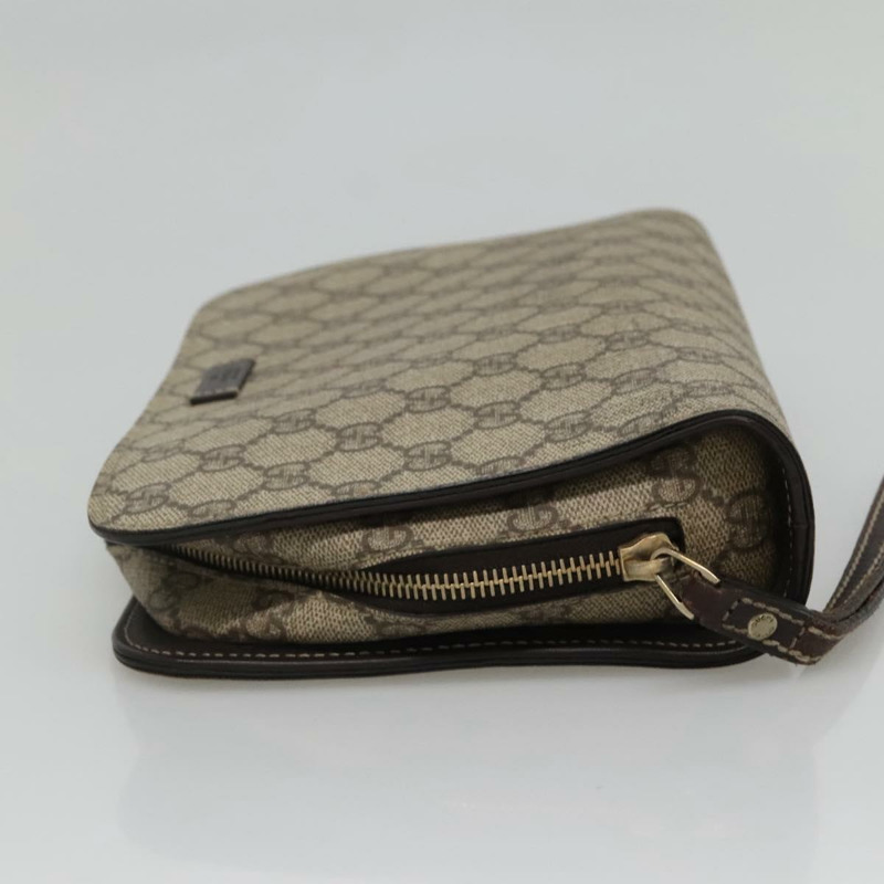 【日本直送】GUCCI GG Supreme 手拿包 PVC 米色 201755 正品 ep10045-2
