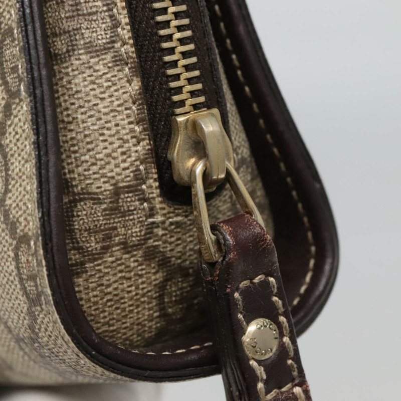 【日本直送】GUCCI GG Supreme 手拿包 PVC 米色 201755 正品 ep10045-9