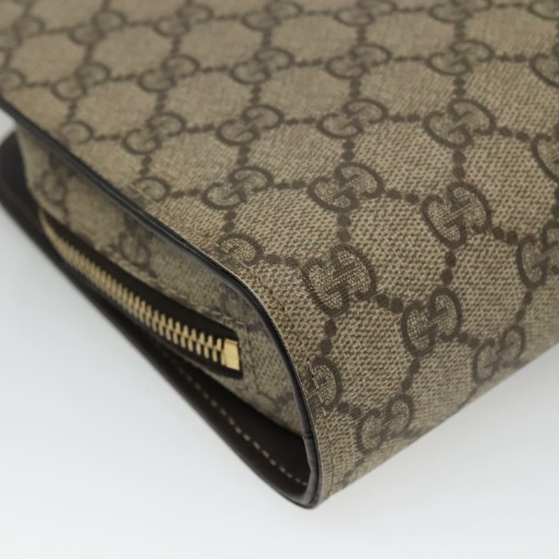 【日本直送】GUCCI GG Supreme 手拿包 PVC 米色 201755 正品 ep10045-15