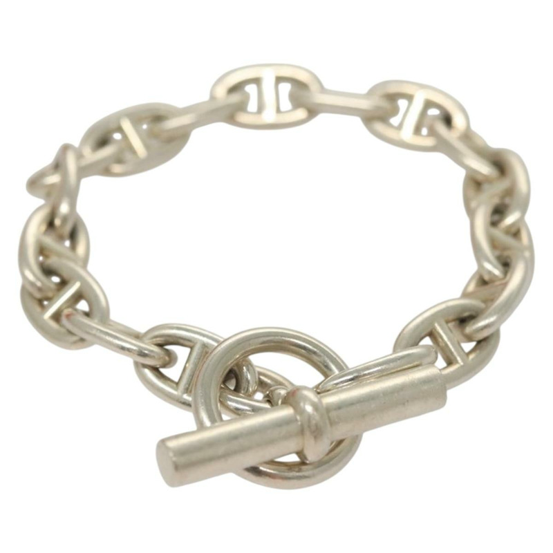 【日本直送】愛馬仕 Chene Dunkle MM 手鍊 Ag925 17 鏈節銀質正品 135953V-12