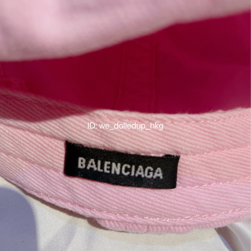 BALENCIAGA 粉色cap帽 S size 55cm-4