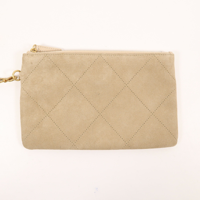CHANEL 牛皮皮革Hobo Bag金扣鏈帶肩背袋-13