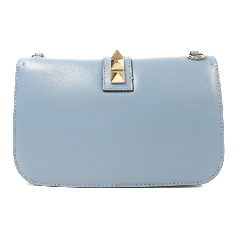 Valentino 牛皮皮革Shoulder Bag金扣鏈帶肩背袋-1