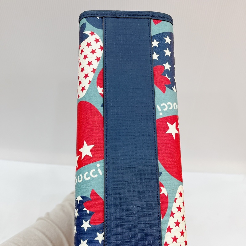莉亞精品♡Gucci 605614 草莓托特包 全新閒置品-10