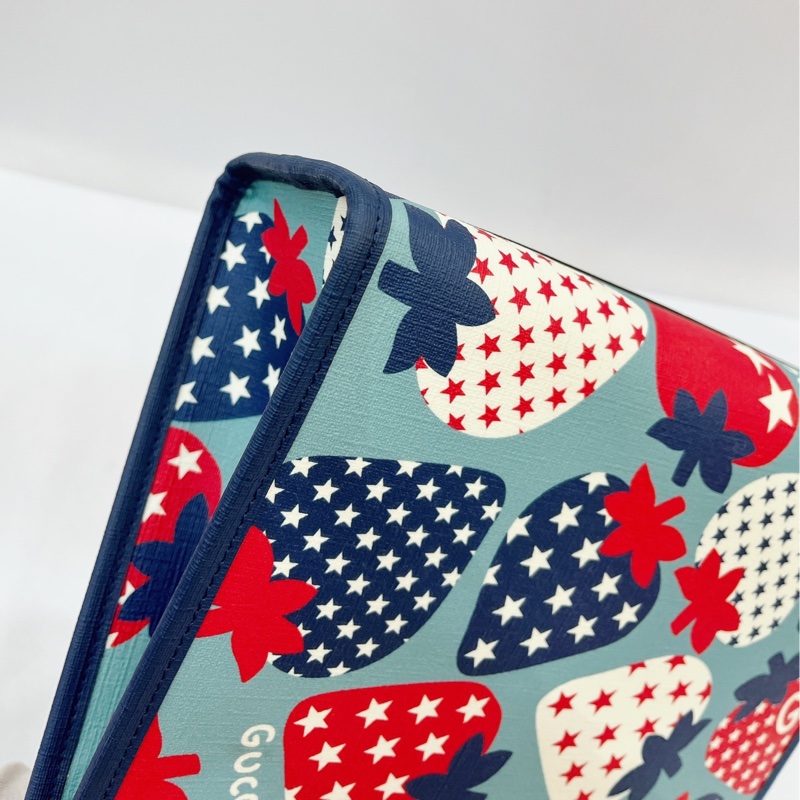 莉亞精品♡Gucci 605614 草莓托特包 全新閒置品-11