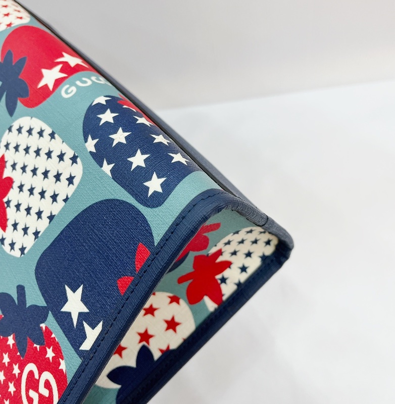 莉亞精品♡Gucci 605614 草莓托特包 全新閒置品-13