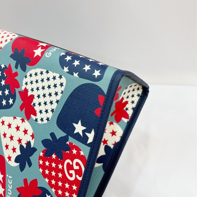 莉亞精品♡Gucci 605614 草莓托特包 全新閒置品-16