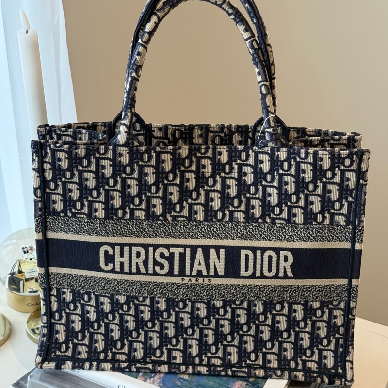 DIOR 老花中號托特包-0