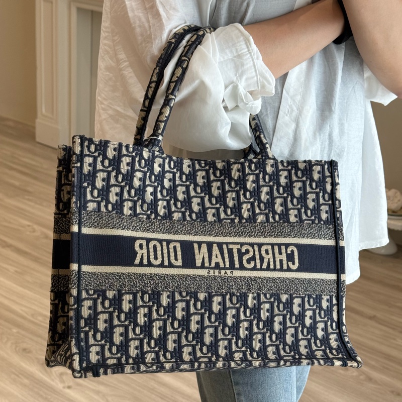 DIOR 老花中號托特包-9