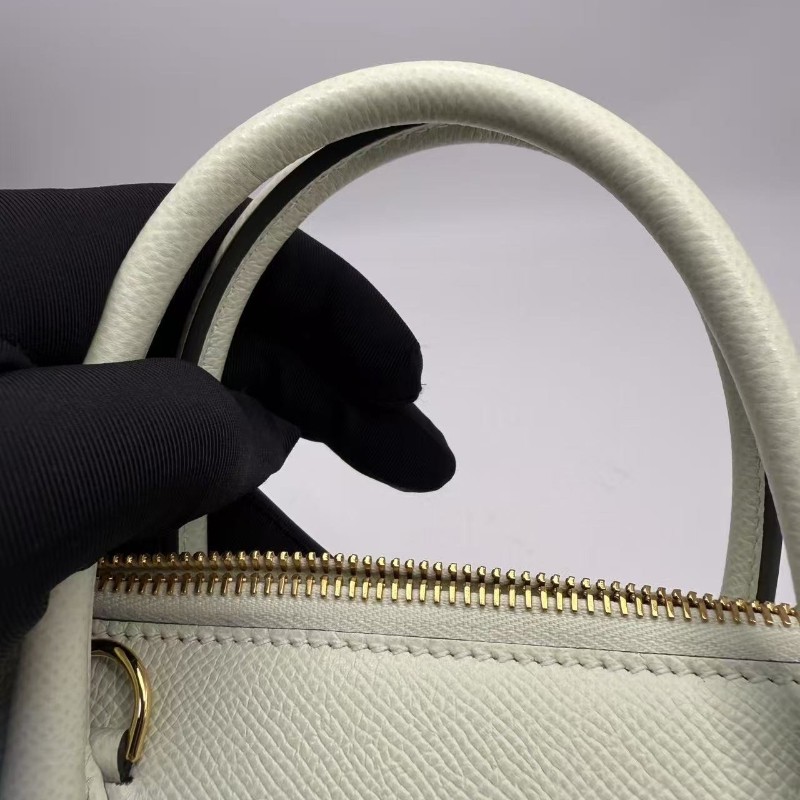 超級新✨HERMES/愛馬仕 Bolide保齡球25 氣泡綠金扣 B刻-6