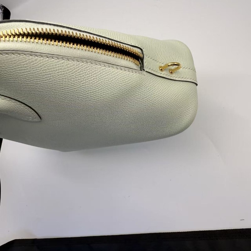 超級新✨HERMES/愛馬仕 Bolide保齡球25 氣泡綠金扣 B刻-9