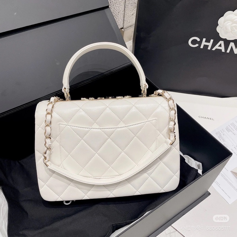 大全配🈶️購證❤️22年芯片款❤️香奈兒 #白金 #trendyCC 小號 #CF25 #handle-5