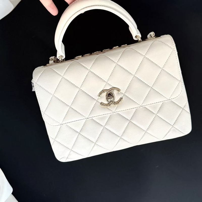 大全配🈶️購證❤️22年芯片款❤️香奈兒 #白金 #trendyCC 小號 #CF25 #handle-8