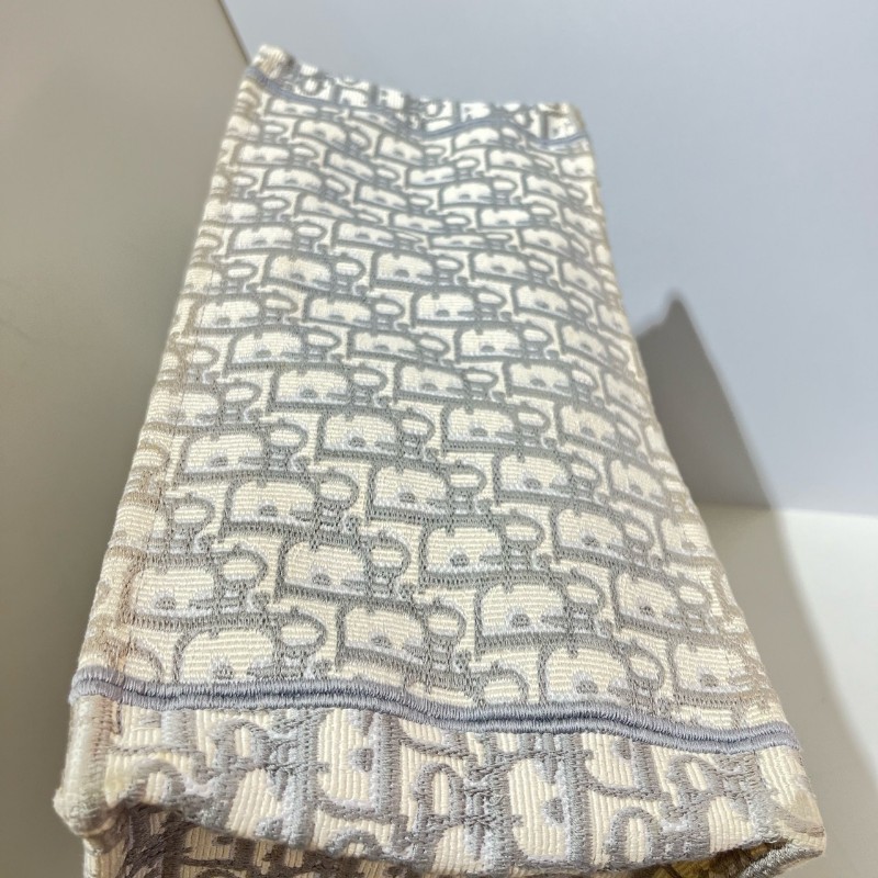 Dior Book tote中號帆布Oblique老花托特包-5