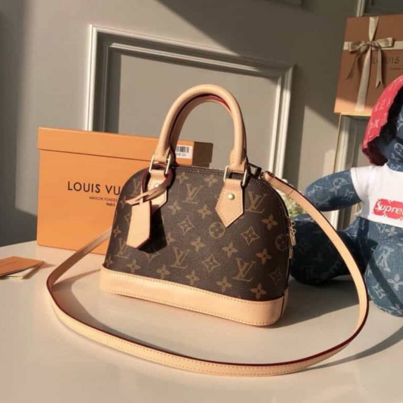 LV Alma bb 經典 Monogram 老花貝殼包-5