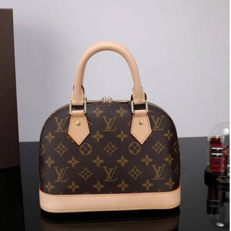 LV Alma bb 經典 Monogram 老花貝殼包-7