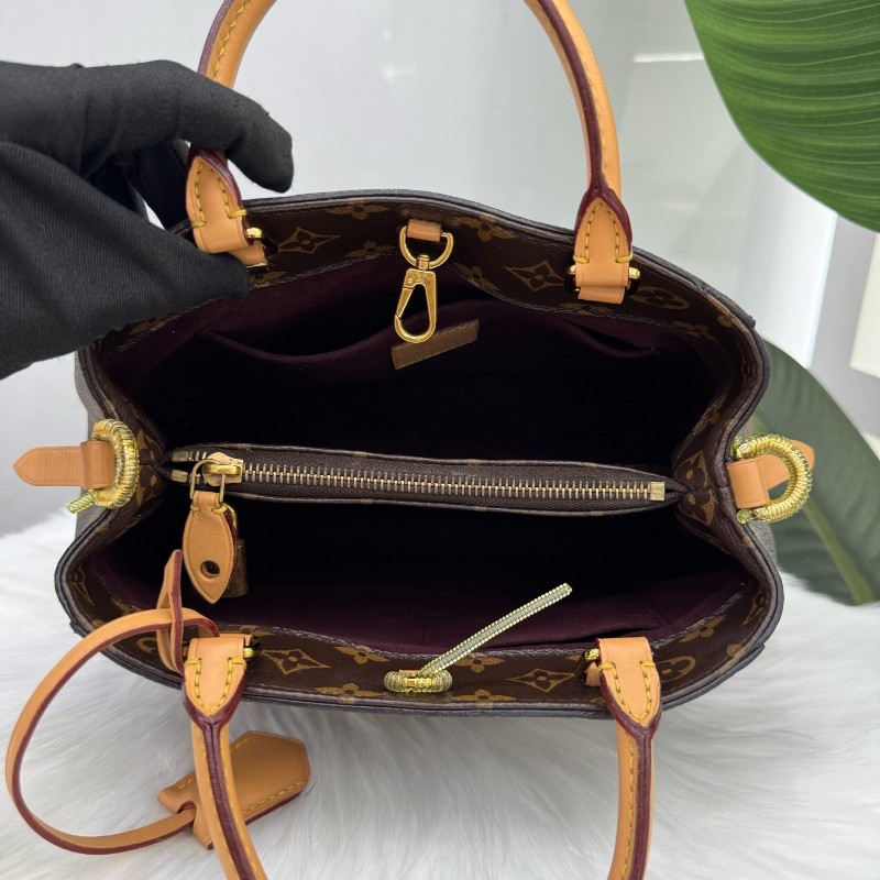 Louis Vuitton 經典老花蒙田BB手提包肩背包-8