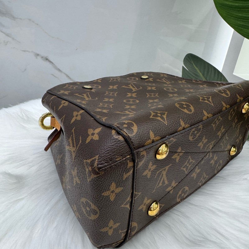 Louis Vuitton 經典老花蒙田BB手提包肩背包-11